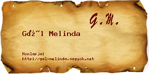 Gál Melinda névjegykártya