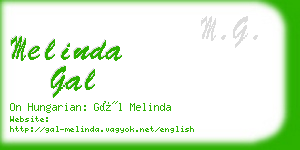 melinda gal business card